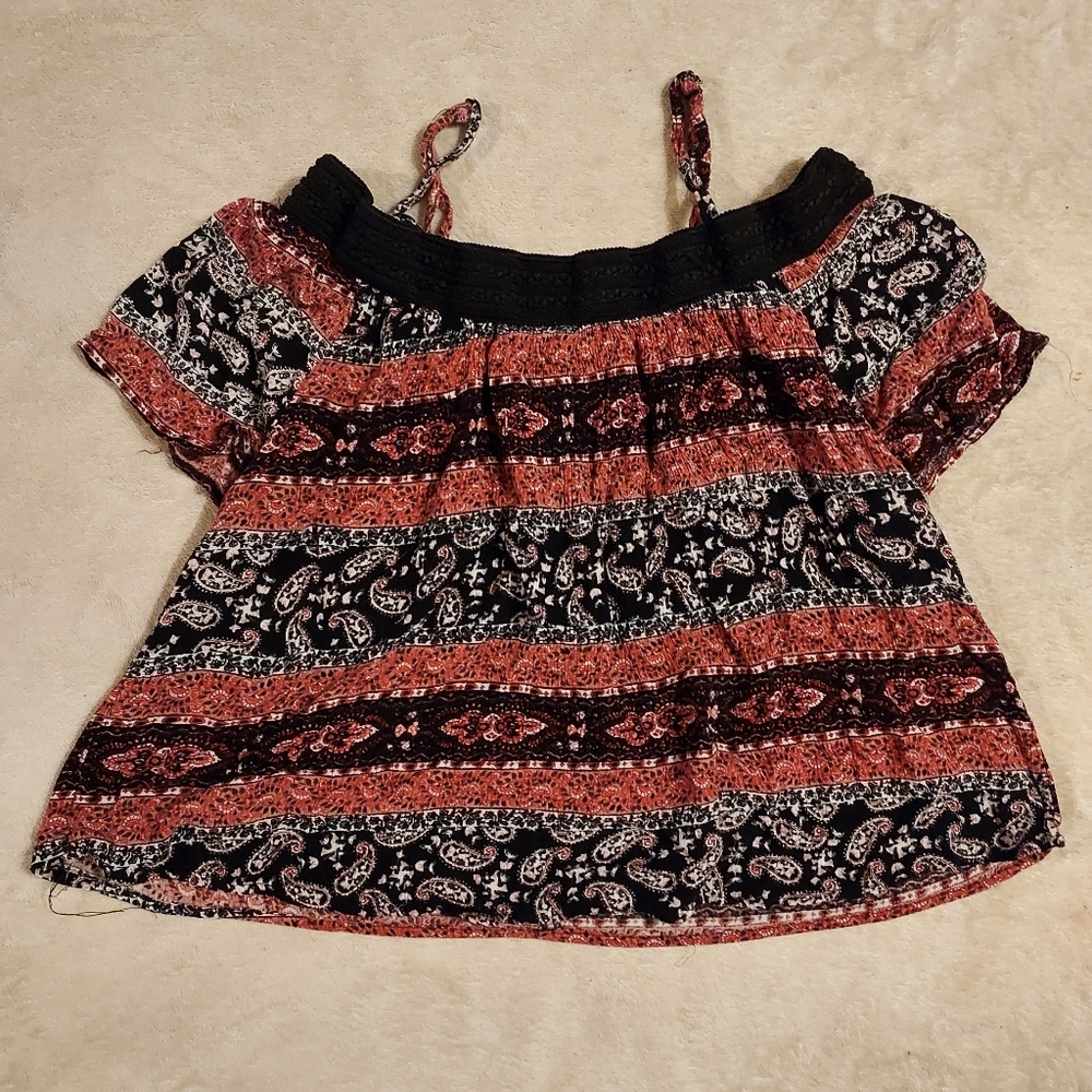 Charlotte Russe Cold Shoulder Top